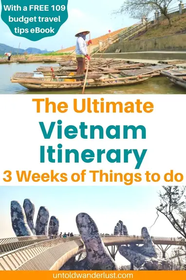 Vietnam Itinerary 3 Weeks  The Most Amazing Things to do
