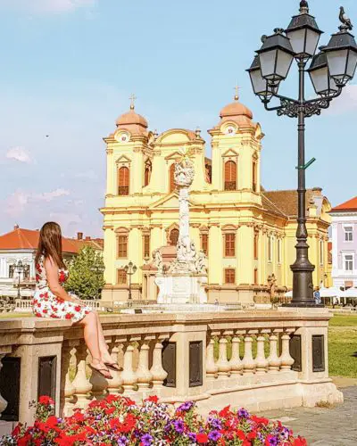 Pretty architecture in Timisoara, Romania